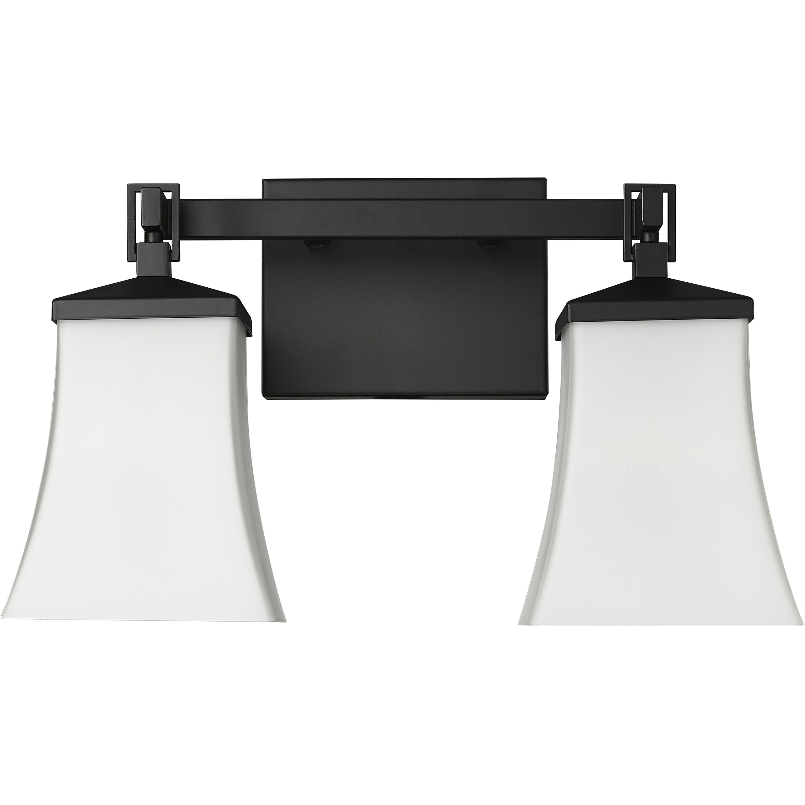 Sonorra 2 Light 15 inch Matte Black Bathroom Vanity Light Wall Light